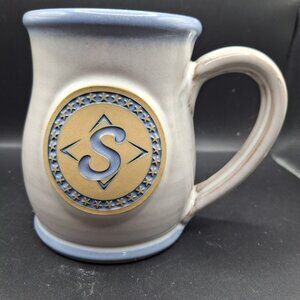 Handmade Deneen Pottery "S" Coffee Mug Bright Morning Star 2025